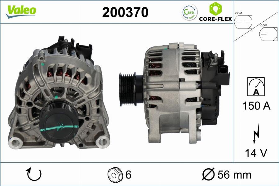 Valeo 200370 - Alternator www.molydon.hr