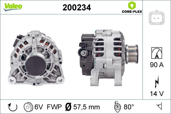 Valeo 200234 - Alternator www.molydon.hr