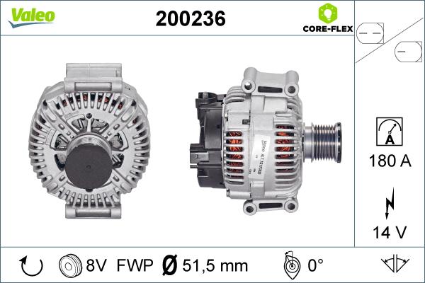 Valeo 200236 - Alternator www.molydon.hr