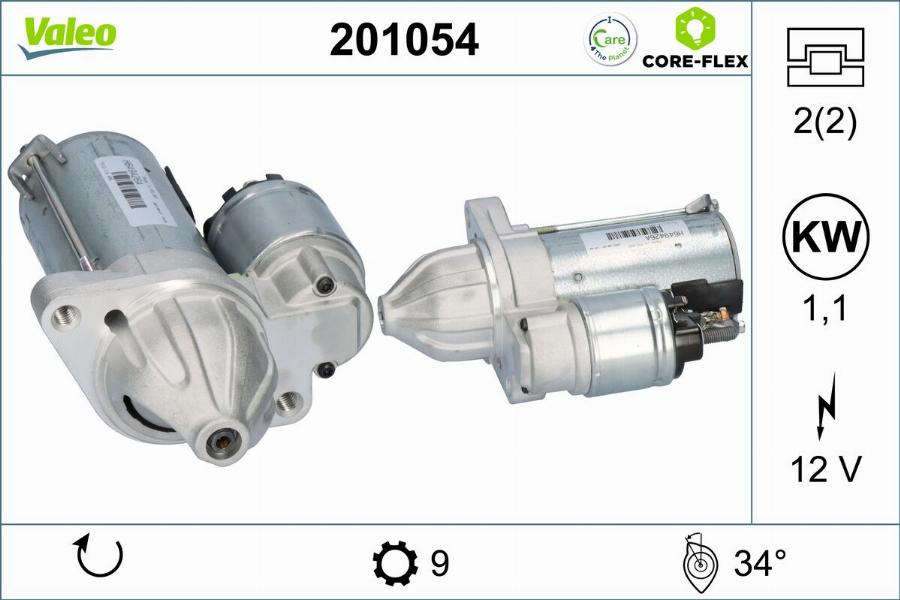 Valeo 201054 - Starter www.molydon.hr