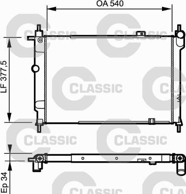 Valeo 230993 - Hladnjak, hladjenje motora www.molydon.hr