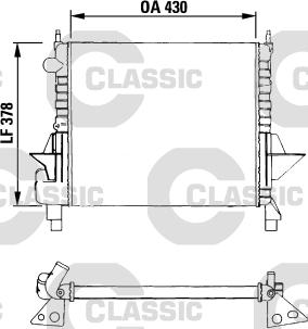 Valeo 230633 - Hladnjak, hladjenje motora www.molydon.hr