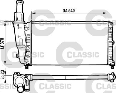 Valeo 231562 - Hladnjak, hladjenje motora www.molydon.hr