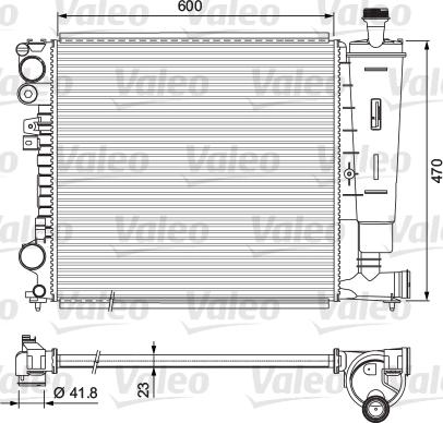 Valeo 231165 - Hladnjak, hladjenje motora www.molydon.hr