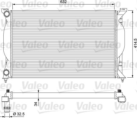 Valeo 232963 - Hladnjak, hladjenje motora www.molydon.hr