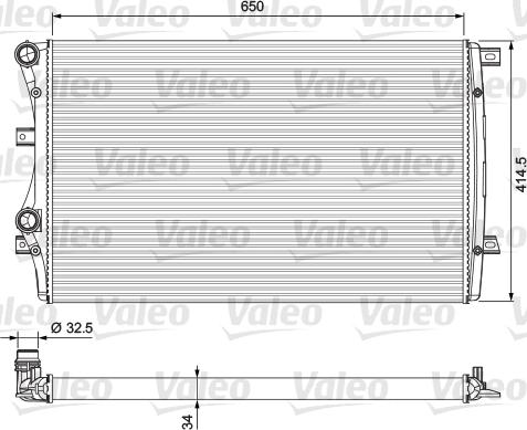 Valeo 232872 - Hladnjak, hladjenje motora www.molydon.hr