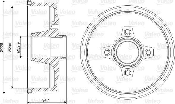 Valeo 237098 - Bubanj kočnica www.molydon.hr