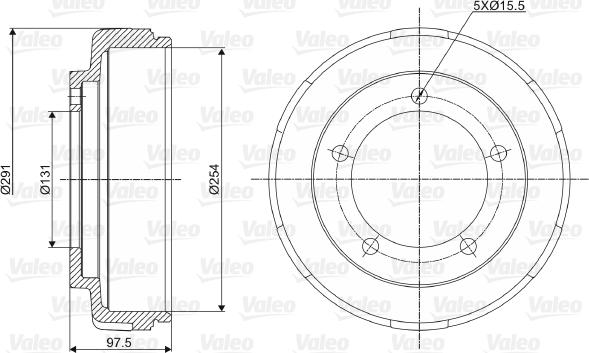 Valeo 237040 - Bubanj kočnica www.molydon.hr