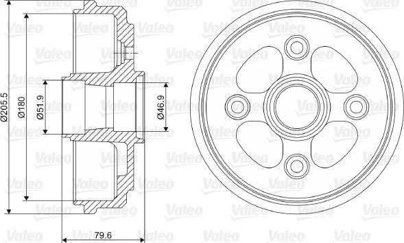 Valeo 237067 - Bubanj kočnica www.molydon.hr