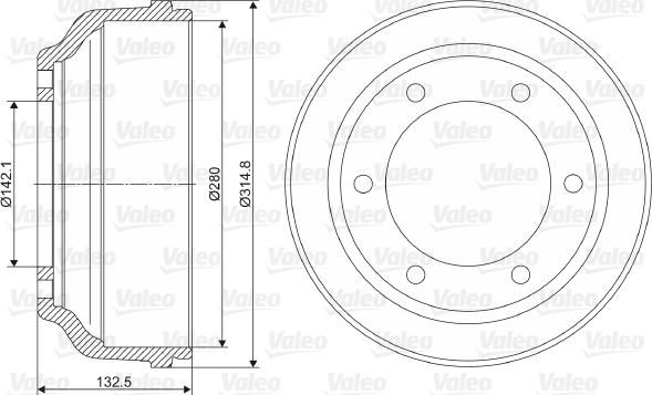 Valeo 237015 - Bubanj kočnica www.molydon.hr