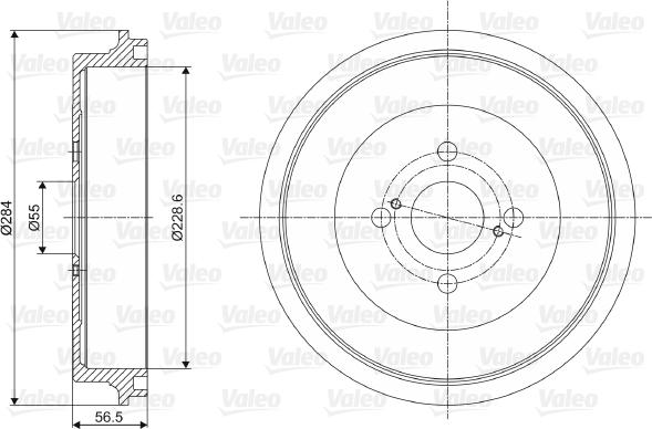 Valeo 237083 - Bubanj kočnica www.molydon.hr