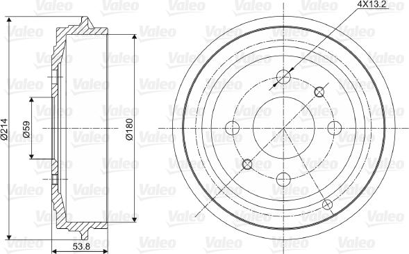 Valeo 237027 - Bubanj kočnica www.molydon.hr