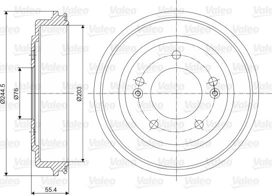 Valeo 237076 - Bubanj kočnica www.molydon.hr