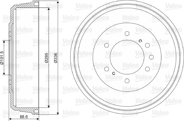 Valeo 237108 - Bubanj kočnica www.molydon.hr