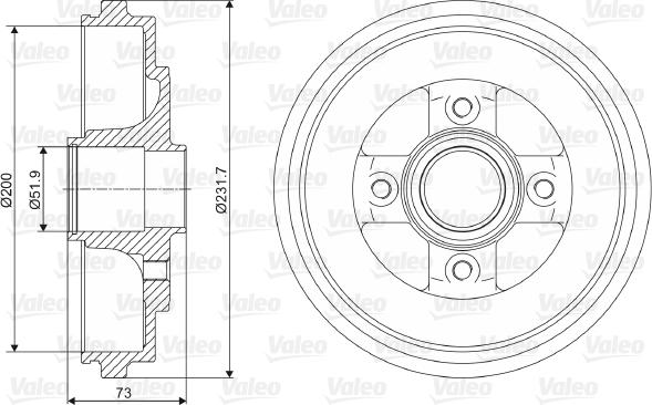 Valeo 237114 - Bubanj kočnica www.molydon.hr