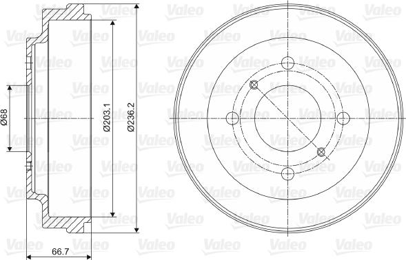 Valeo 237115 - Bubanj kočnica www.molydon.hr