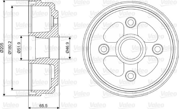 Valeo 237111 - Bubanj kočnica www.molydon.hr