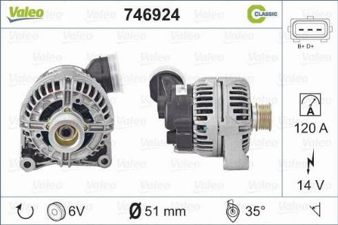 Valeo 746924 - Alternator www.molydon.hr