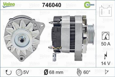 Valeo 746040 - Alternator www.molydon.hr