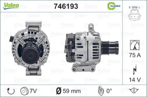 Valeo 746193 - Alternator www.molydon.hr