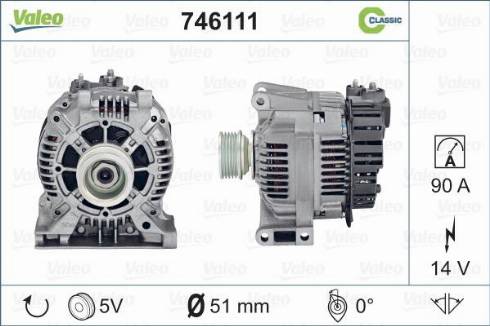 Valeo 746111 - Alternator www.molydon.hr