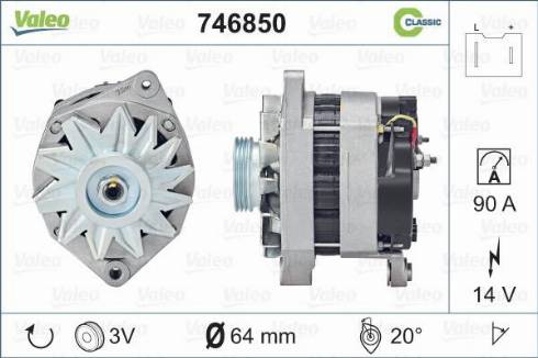 Valeo 746850 - Alternator www.molydon.hr