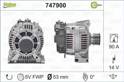 Valeo 747900 - Alternator www.molydon.hr