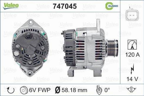 Valeo 747045 - Alternator www.molydon.hr