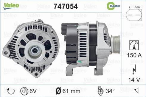 Valeo 747054 - Alternator www.molydon.hr