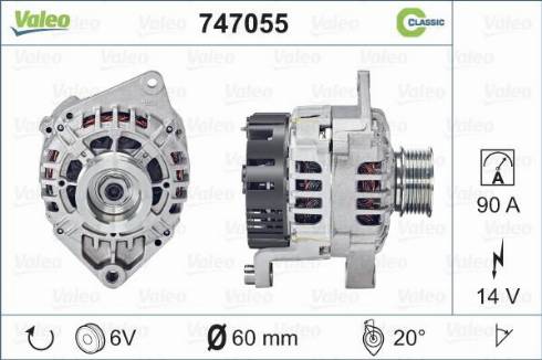 Valeo 747055 - Alternator www.molydon.hr