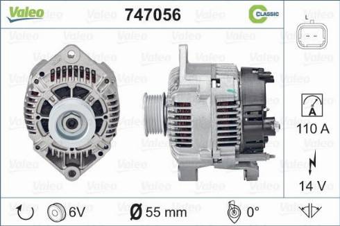 Valeo 747056 - Alternator www.molydon.hr