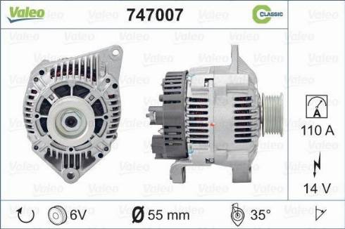 Valeo 747007 - Alternator www.molydon.hr