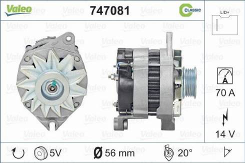 Valeo 747081 - Alternator www.molydon.hr