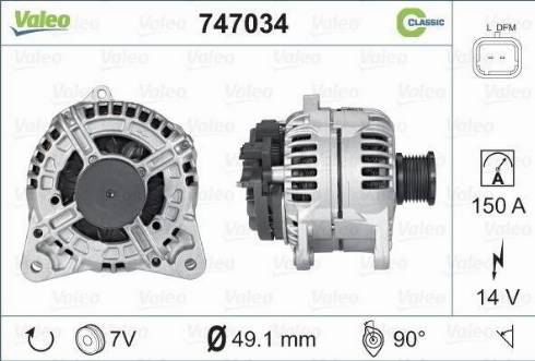 Valeo 747034 - Alternator www.molydon.hr