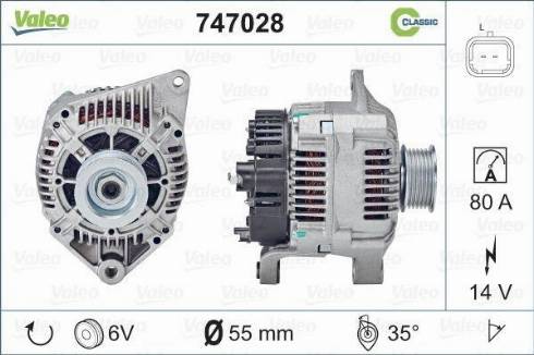 Valeo 747028 - Alternator www.molydon.hr