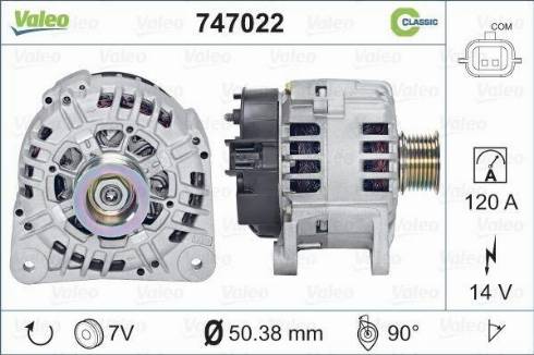 Valeo 747022 - Alternator www.molydon.hr