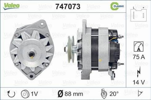 Valeo 747073 - Alternator www.molydon.hr