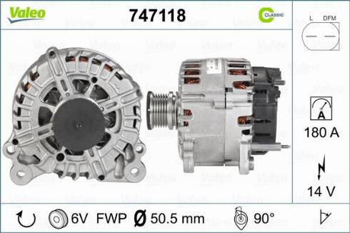 Valeo 747118 - Alternator www.molydon.hr