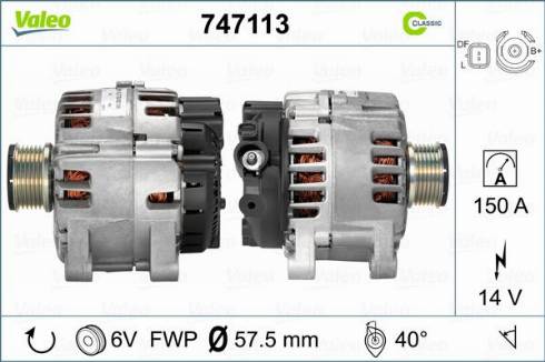 Valeo 747113 - Alternator www.molydon.hr