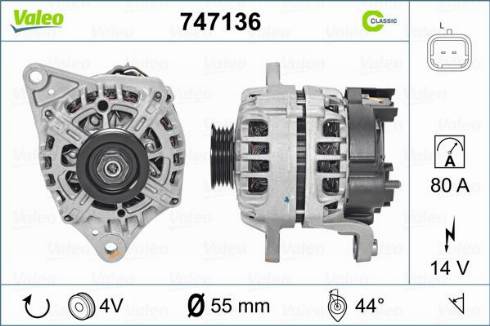 Valeo 747136 - Alternator www.molydon.hr