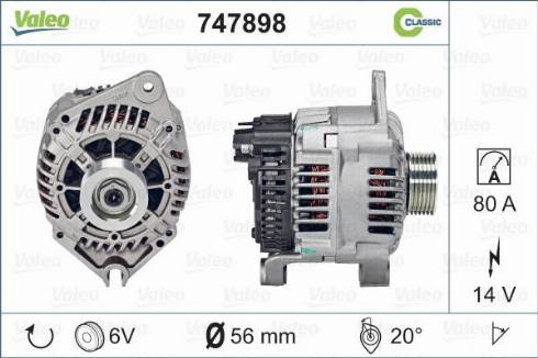 Valeo 747898 - Alternator www.molydon.hr