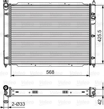 Valeo 701543 - Hladnjak, hladjenje motora www.molydon.hr