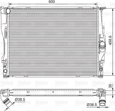 Valeo 701542 - Hladnjak, hladjenje motora www.molydon.hr