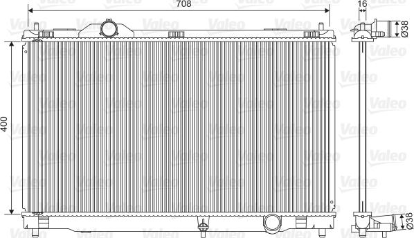 Valeo 701564 - Hladnjak, hladjenje motora www.molydon.hr