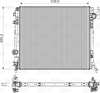 Valeo 701516 - Hladnjak, hladjenje motora www.molydon.hr