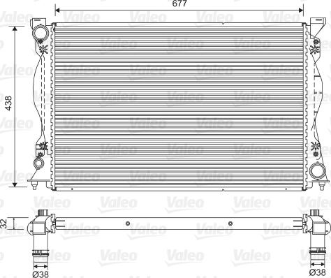 Valeo 701580 - Hladnjak, hladjenje motora www.molydon.hr