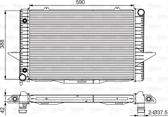 Valeo 701532 - Hladnjak, hladjenje motora www.molydon.hr