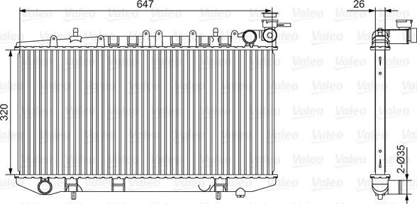 Valeo 701529 - Hladnjak, hladjenje motora www.molydon.hr