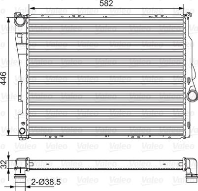 Valeo 701523 - Hladnjak, hladjenje motora www.molydon.hr