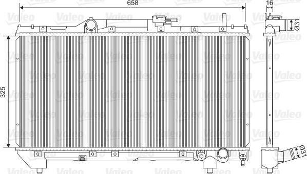 Valeo 701579 - Hladnjak, hladjenje motora www.molydon.hr